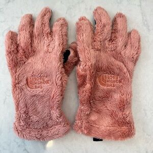 The North Face Kids Pink Fleece Gloves, Warm Winter Gloves